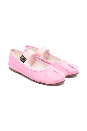 pink leather ballerina shoes DOUUOD KIDS | BALL492.